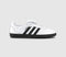 adidas Samba LT Trainers Core White Black Patent - OFFCUTS SHOES by OFFICE