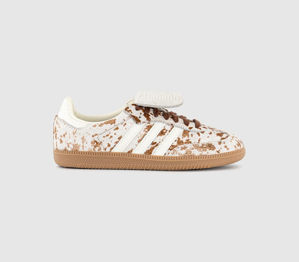 adidas Samba Lt Trainers Cow Print Cream Brown UK Size 6