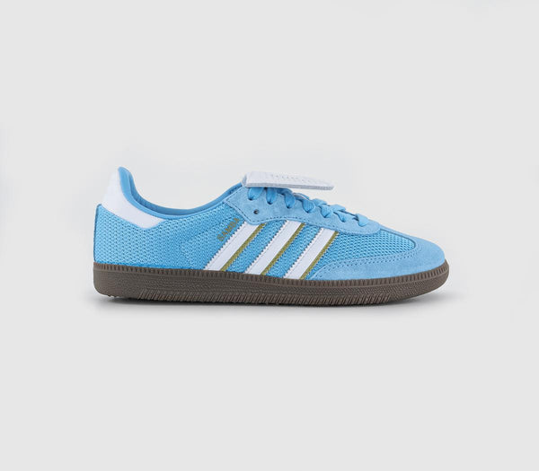  adidas Samba Lt Semi Blue Burst White Gum Uk Size 3