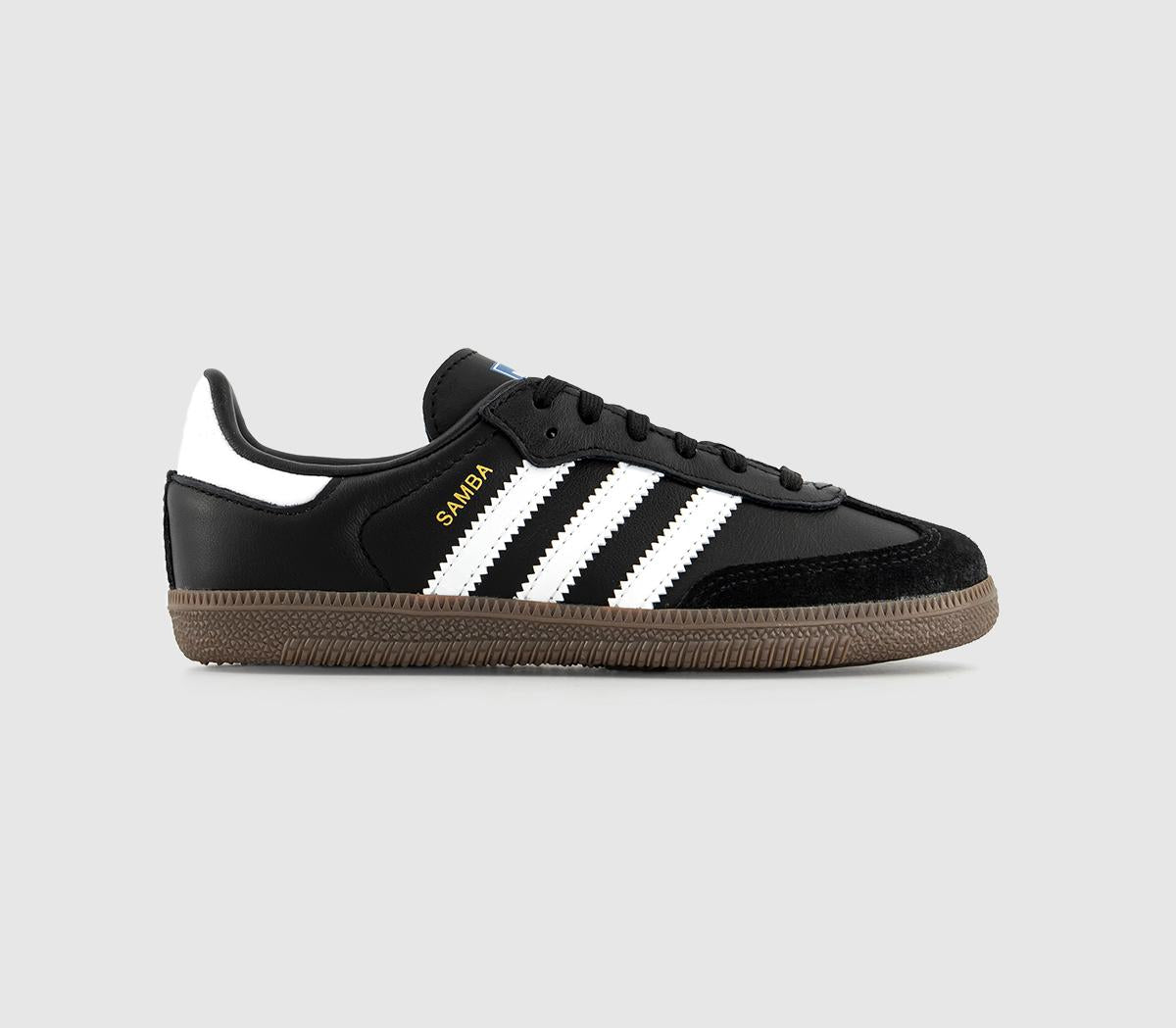 Kids adidas Samba OG Youth Trainers Black White