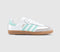 Kids adidas Samba Og Youth Trainers White Semi Flash Aqua Gum Uk Size 13 Youth