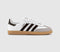 Kids adidas Samba OG Youth Trainers White Aurora Cofee Gum