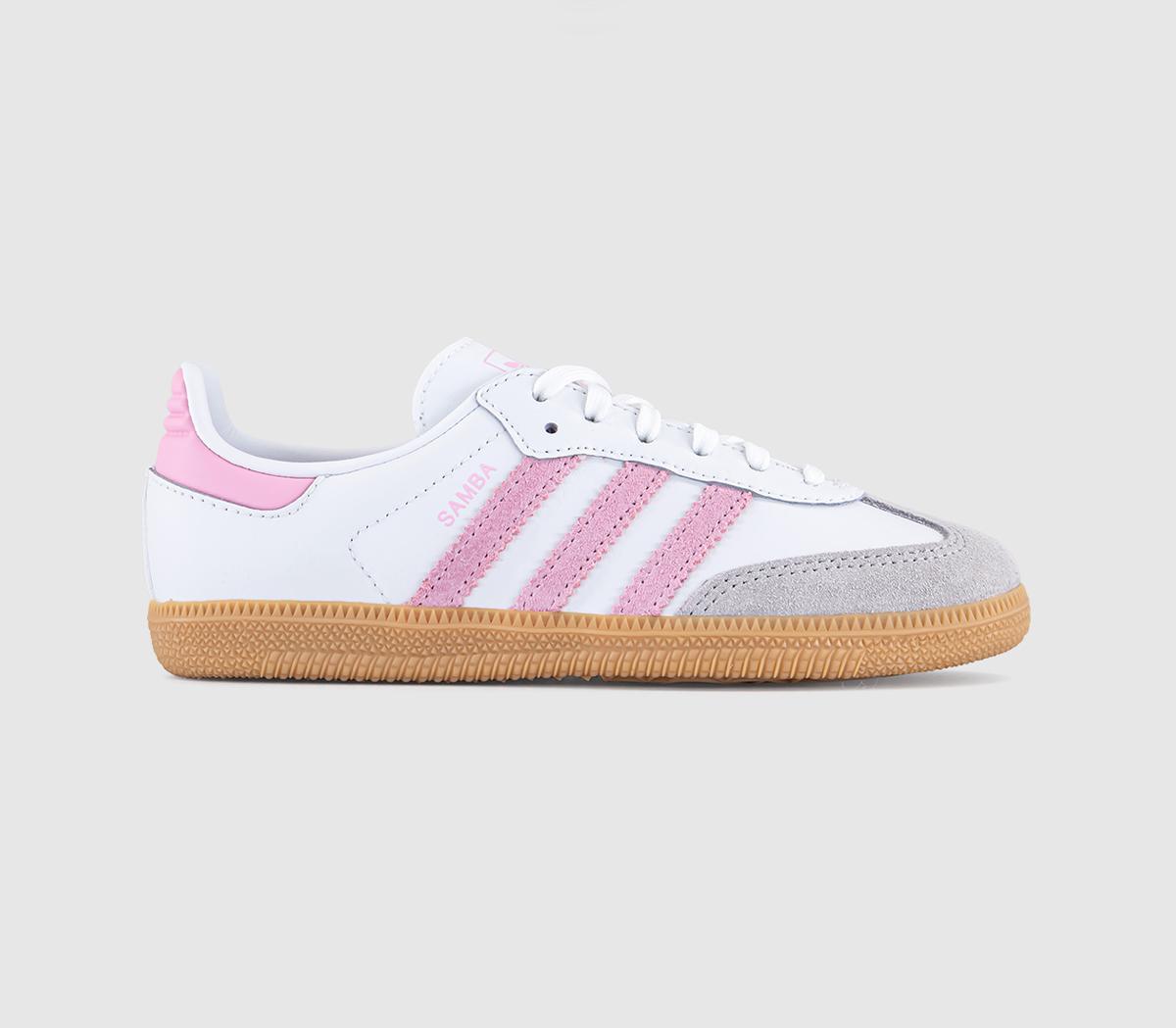 Kids adidas Samba Og Youth Trainers White Light Pink Gum UK Size 12 youth UK Size 12 youth UK Size 12 youth