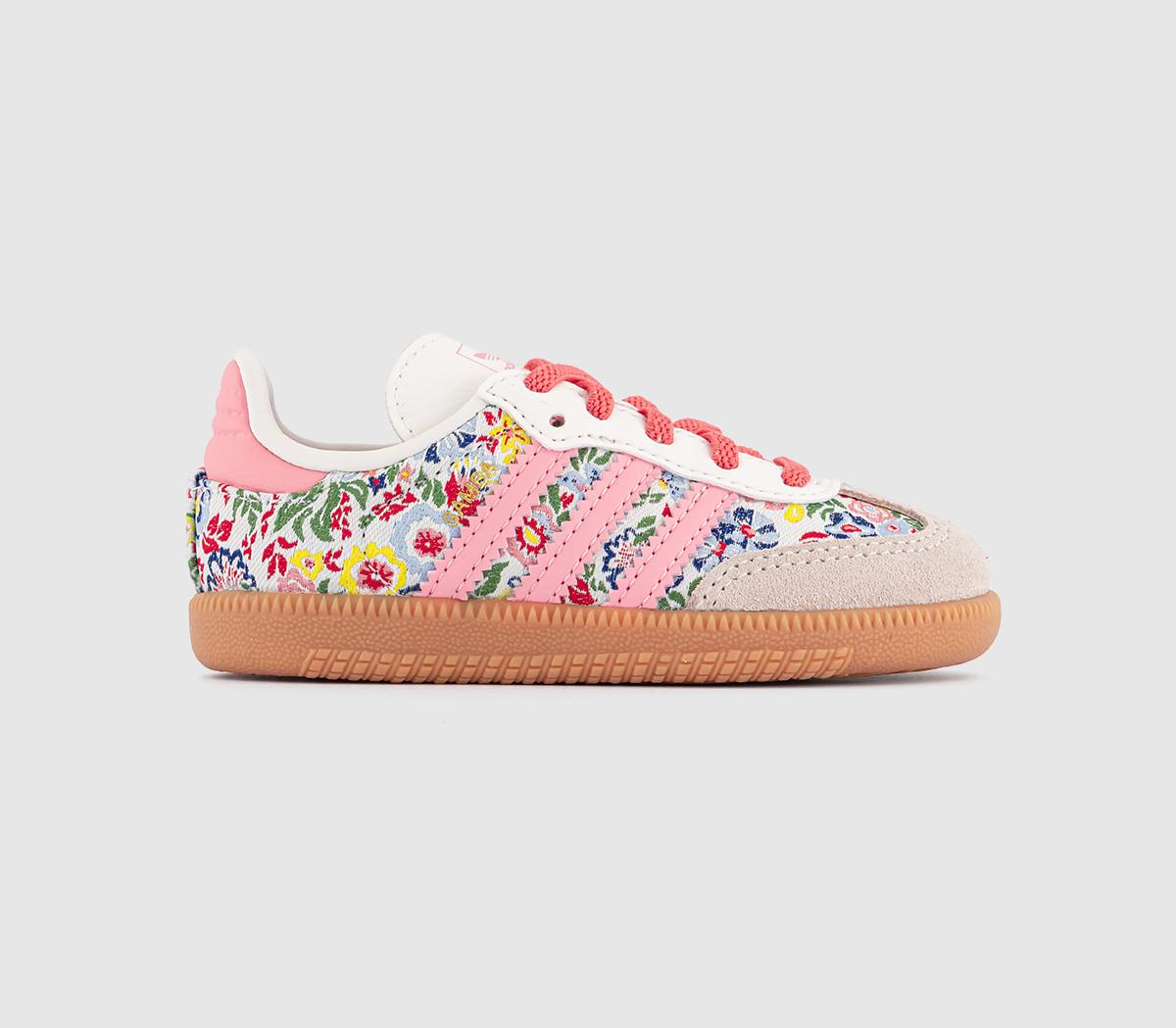 Kids adidas adidas X Liberty London Samba Og Infant Trainers Pink Flower Uk Size 6 Infant
