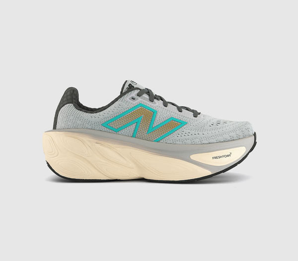 New Balance Fresh Foam X More V5 Trainers Grey Yellow