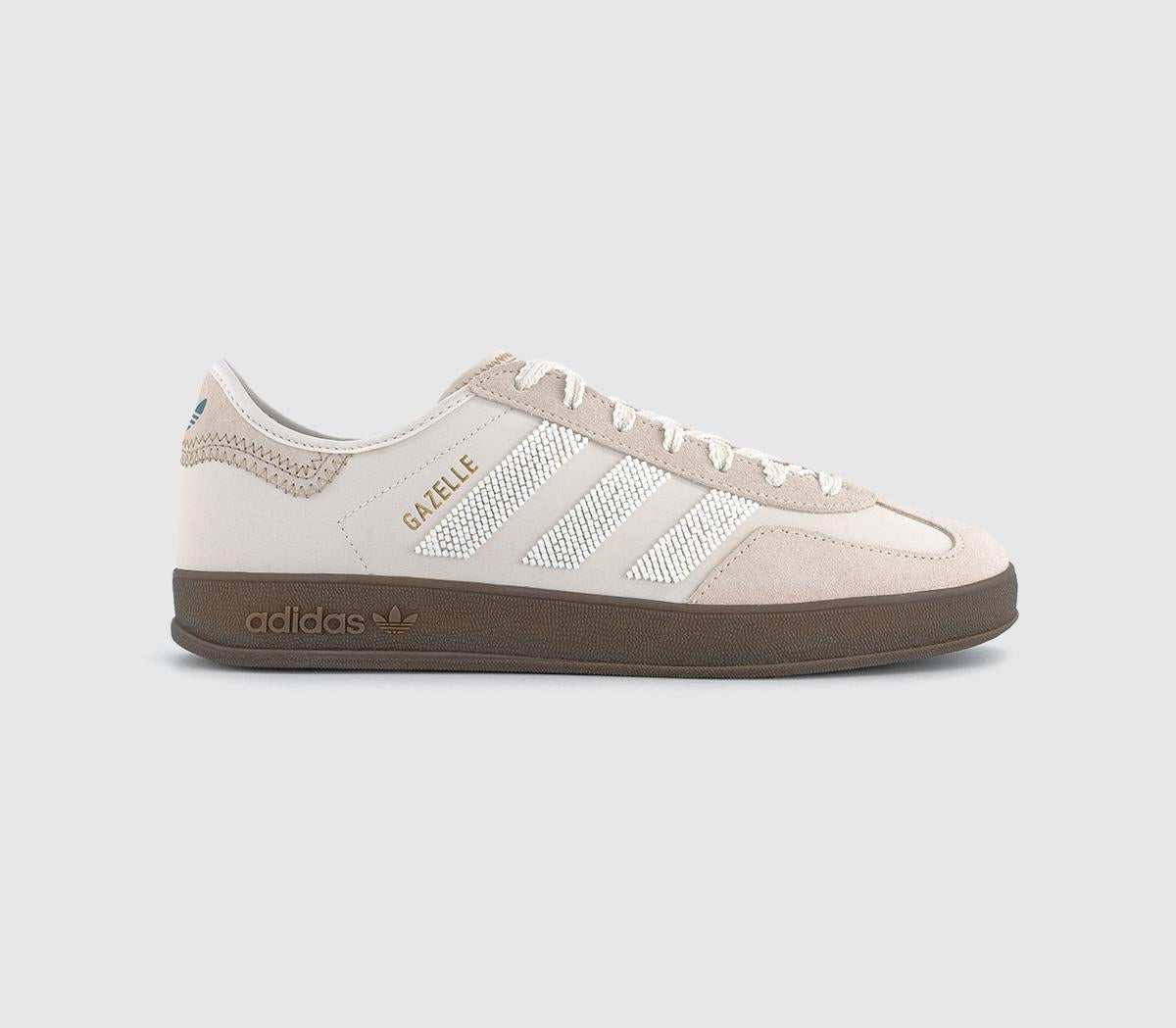 adidas Ec Clot Gazelle Trainers Off White White Gum