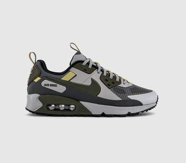 Nike Air Max 90 Drift Trainers Light Smoke Grey Cargo Khaki Iron Grey