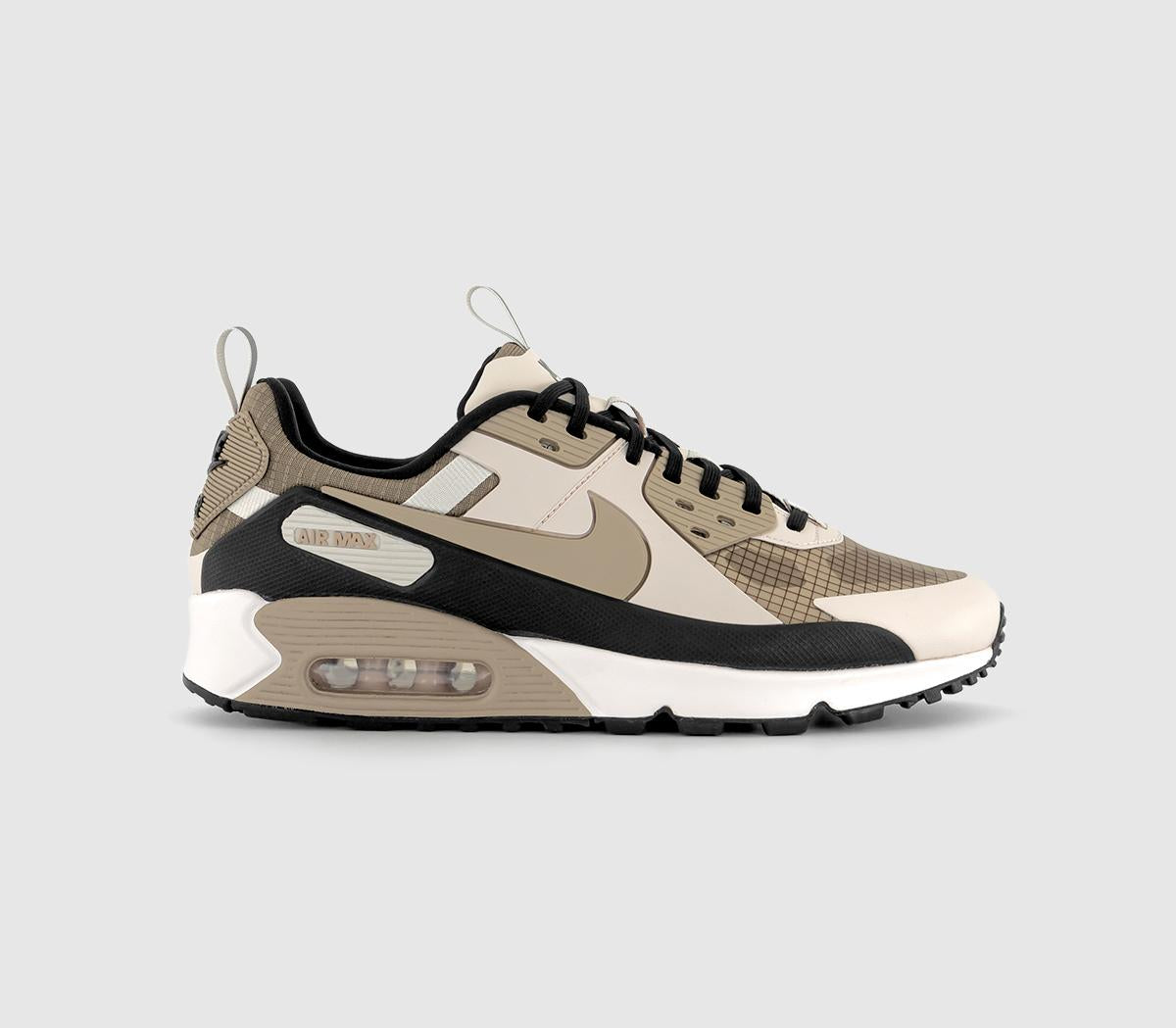 Nike Air Max 90 Trainers Drift Light Orewood Brown Khaki Black Phantom