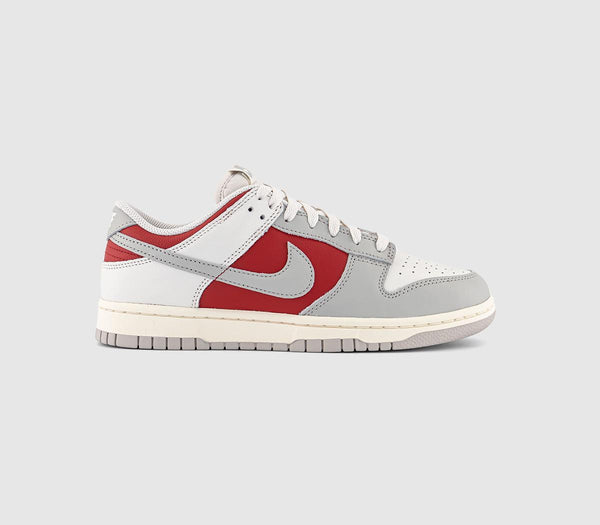 Nike Dunk Low Retro Trainers Phantom Lt Iron Oregym Redpale Ivory