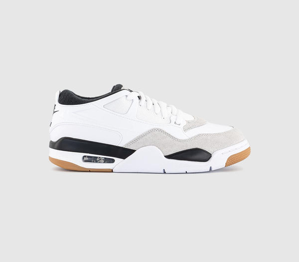 Nike Air Jordan 4 Rm White Black Neutral Grey Gum Med Brown UK Size 7.5