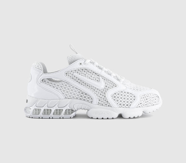  Nike Air Zoom Spiridon Cage 2T Trainers White White Black Uk Size 7.5