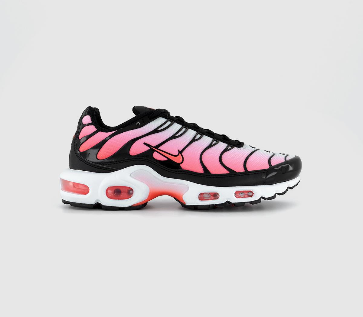 Nike Air Max Plus Black Hot Punch White