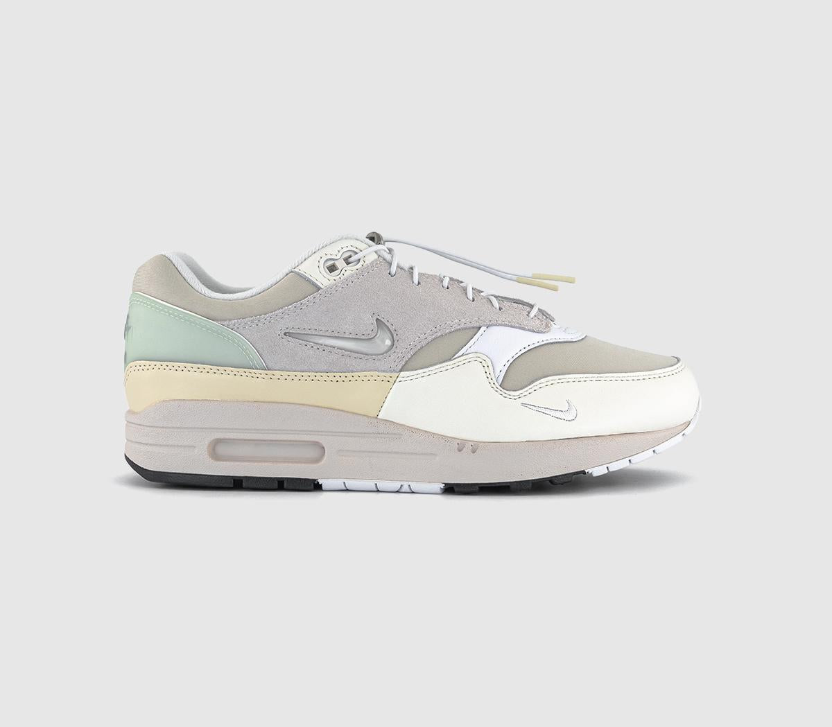 Nike Air Max 1 Premium Trainers Summit White White Sail Coconut Milk