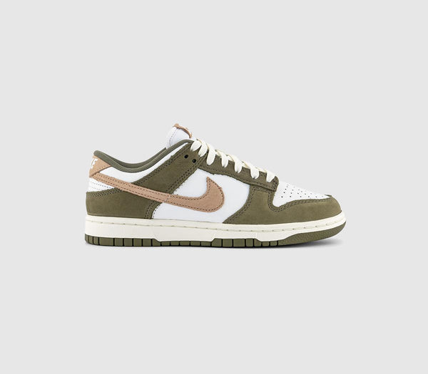 Mens Nike Dunk Low Retro Prm Medium Olive Hemp Summit White Sail