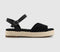 Womens Toms Abby Sandals Black