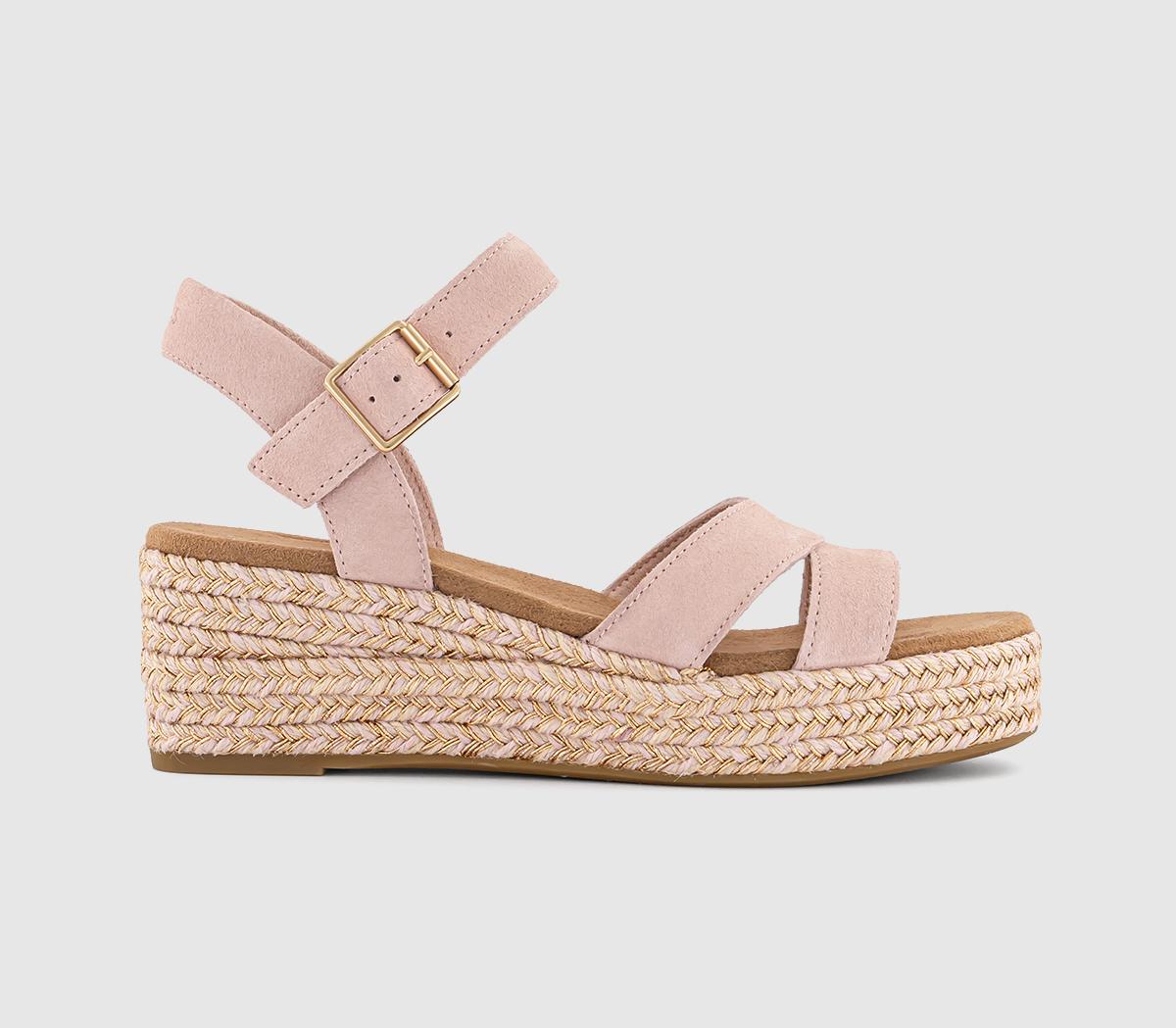 Womens TOMS Audrey Sandals Pale Rose