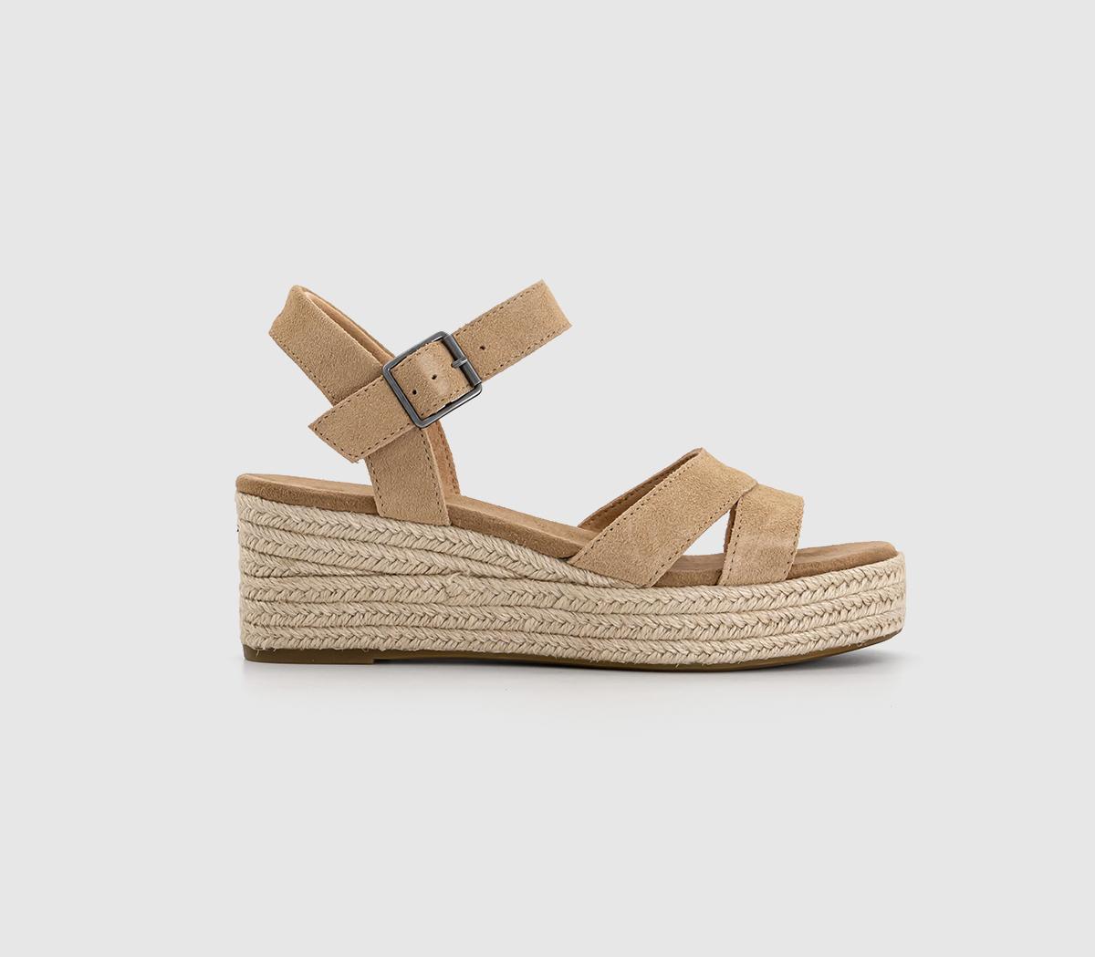 Womens Toms Audrey Sandals Honey Suckle