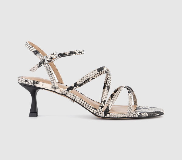 Womens OFFICE Milena Strappy Heeled Sandal Snake