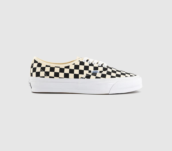 Vans LX Authentic Reissue 44 Trainers Checkerboard Black Off White