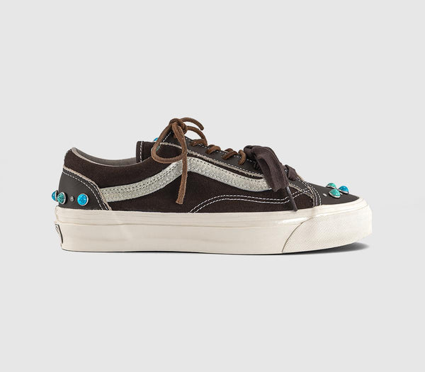 Womens Vans Lx Old Skool 36 Trainers Gemstone Mushroom