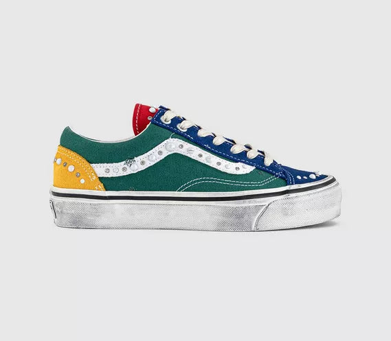 Vans Lx Old Skool 36 Trainers Pearlized Green Multi