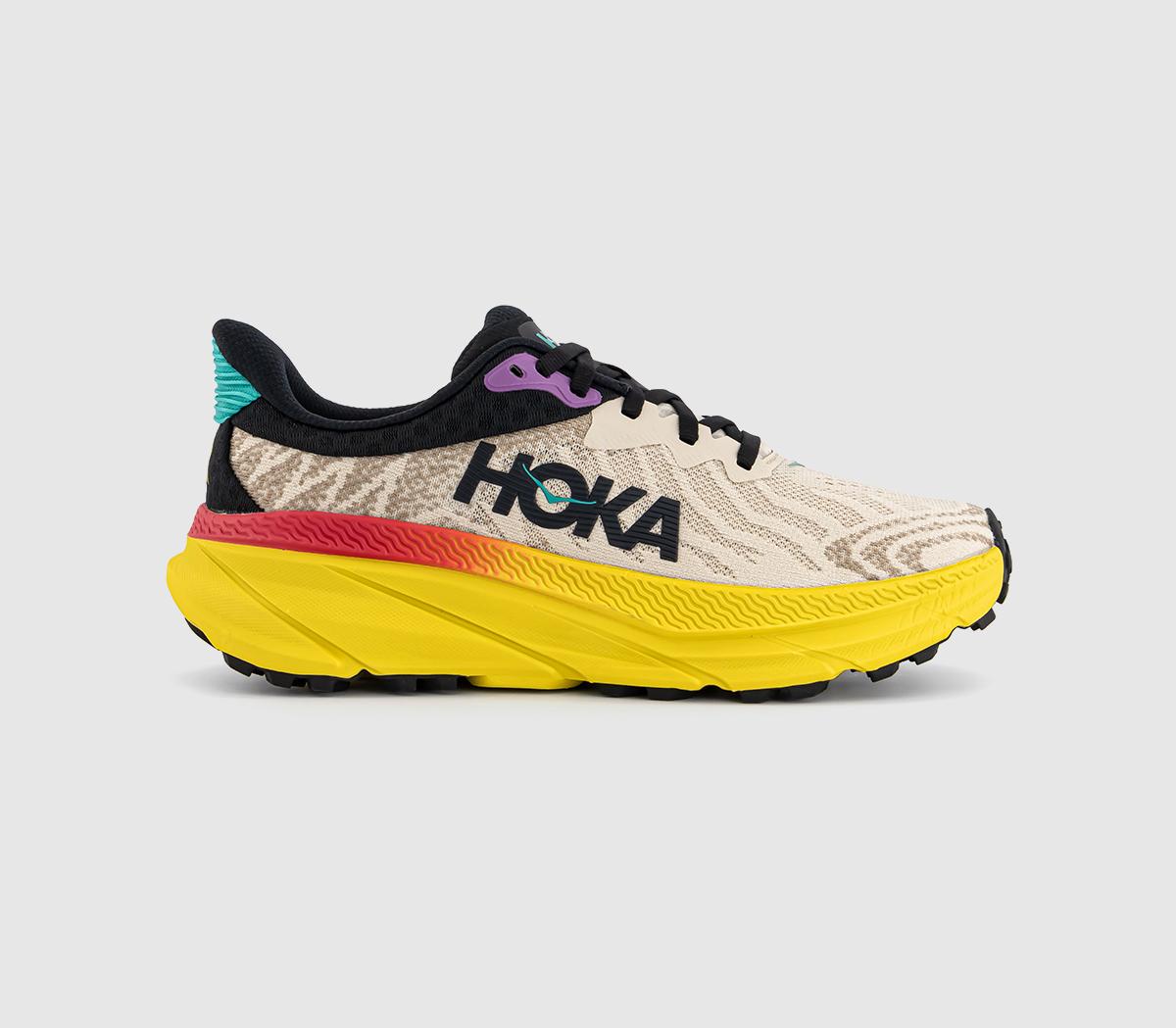HOKA Challenger ATR 7 Trainers Oatmeal Zest F
