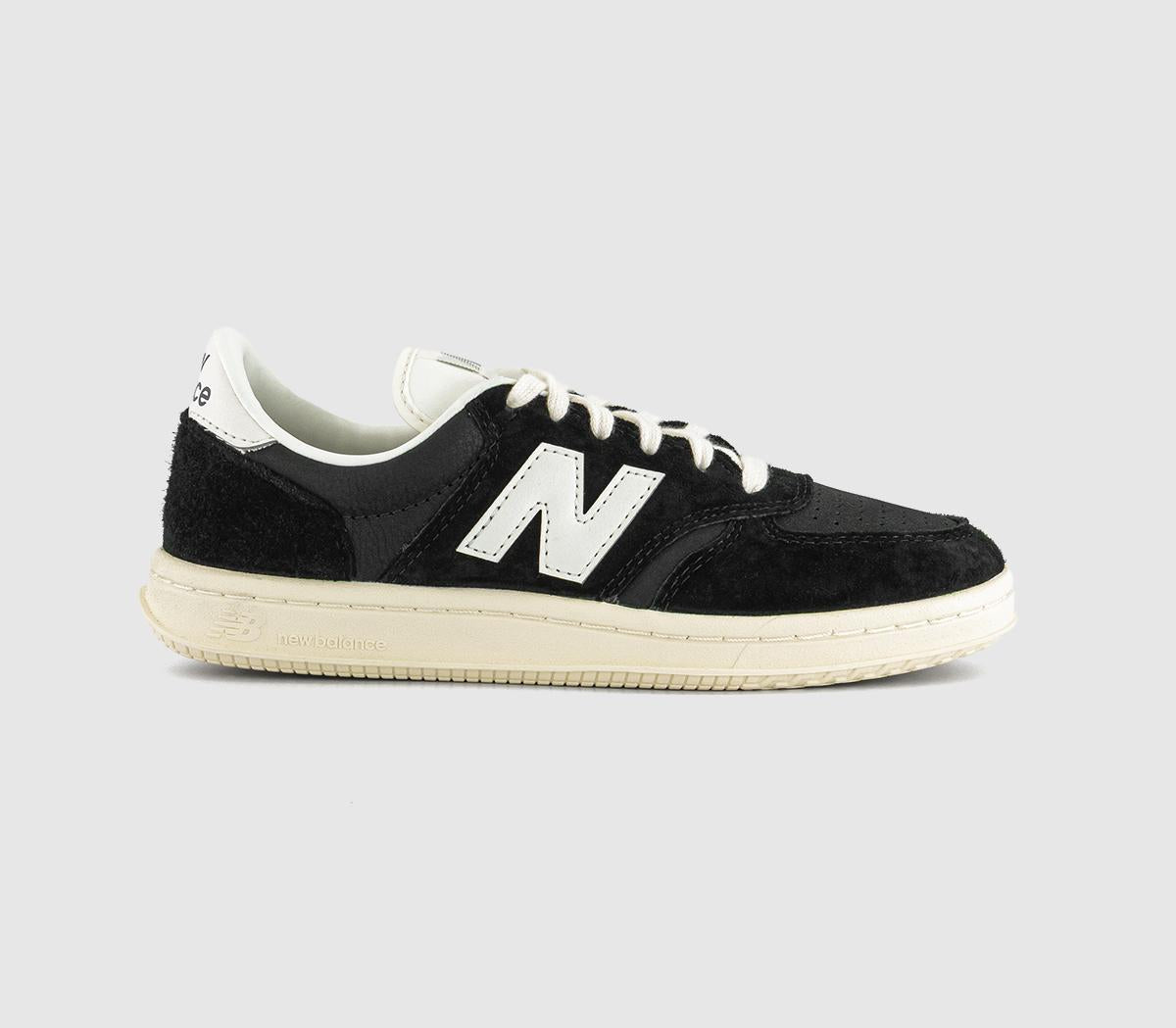 New Balance T500 Trainers Black Sea Salt