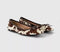 Womens OFFICE Five Star Square Toe Ballet Pumps Cow Print