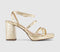 Womens Office Hayes  Strappy Platform Sandals Gold