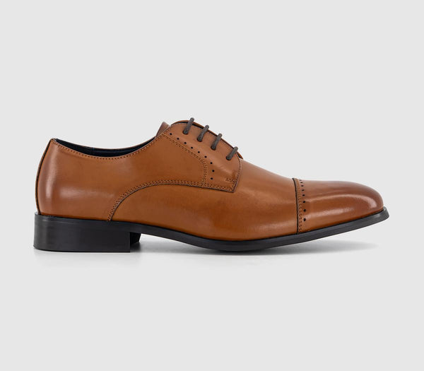 Mens Office Montreal Toe Cap Derby Tan