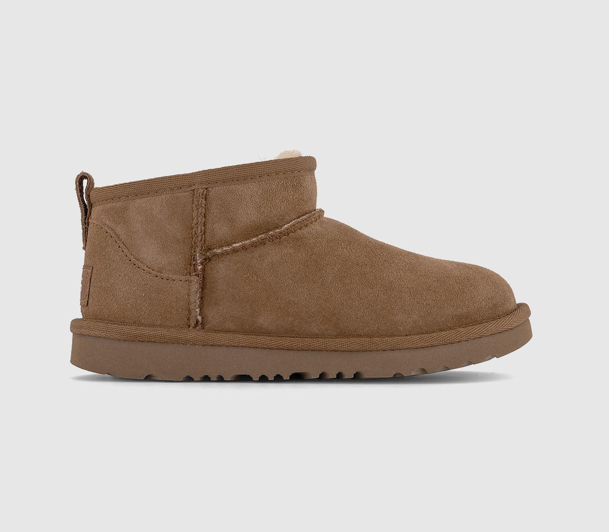Kids UGG Classic Ultra Mini Boots Kids Chestnut UK Size 12 youth