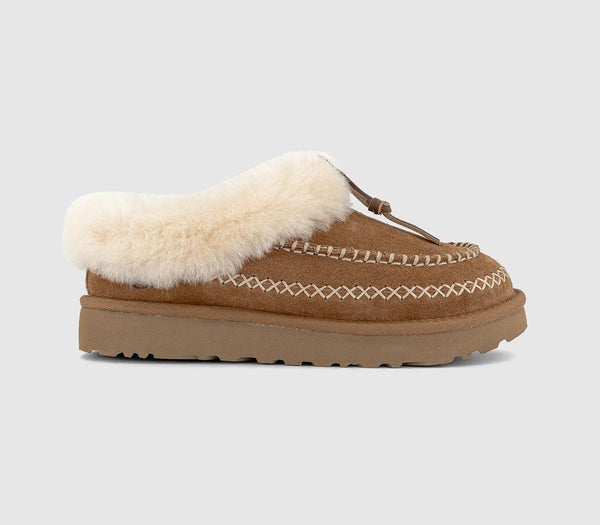 Womens UGG Tasman Alpine Slippers Chestnut