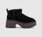 Womens UGG Classic Ultra Mini New Heights Boots Black
