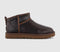 Womens UGG Classic Ultra Mini Leather Regen Ironwood - OFFCUTS SHOES by OFFICE