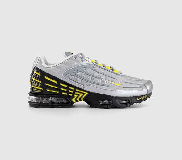 Nike Air Max Plus 3 Metallic Silver Opti Yellow