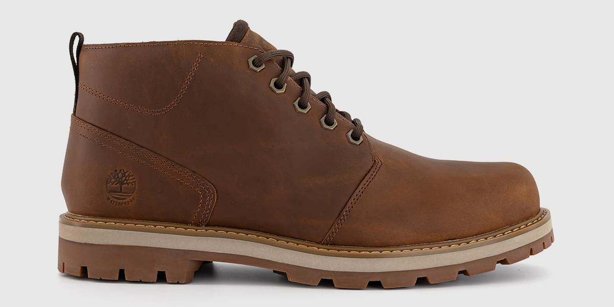 Mens Timberland Britton Road Waterproof Chukka Boots Rust Full