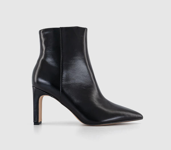 Odd sizes - Womens Office Adele Slim Heel Ankle Boots Black Uk Sizes Right 6/Left 5