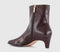 Womens OFFICE Ambition Chisel Toe Heeled Boots Brown