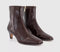 Womens OFFICE Ambition Chisel Toe Heeled Boots Brown