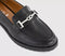Womens OFFICE Foxy Trim Loafers Black