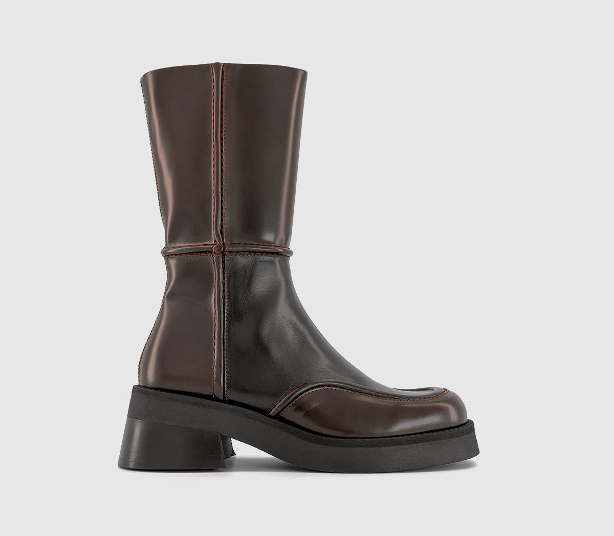 Womens Miista Inne Boots Brown