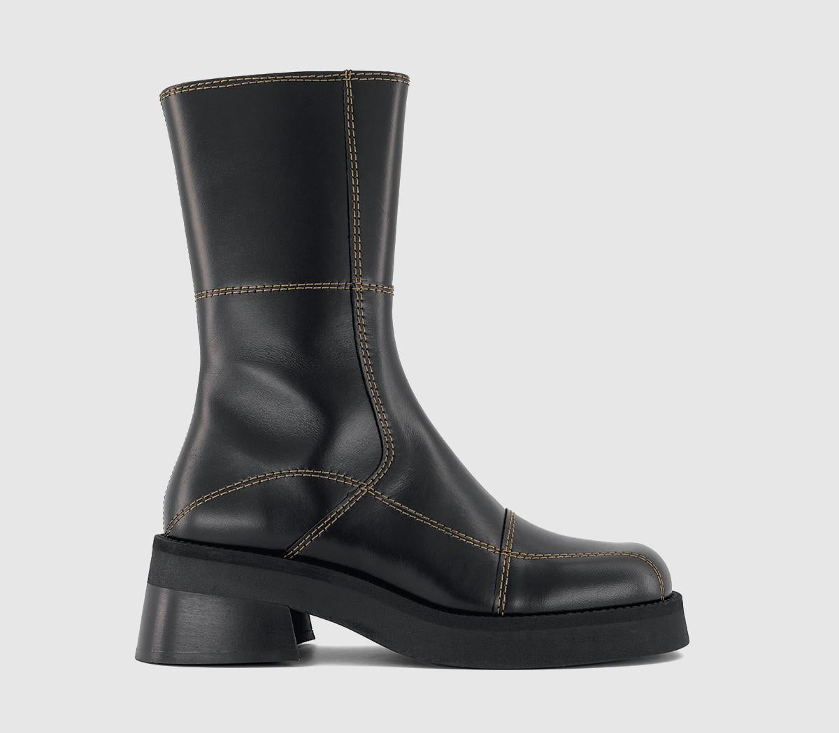 Womens Miista Heya Ankle Boots Black