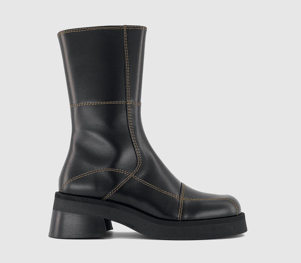 Womens Miista Heya Ankle Boots Black