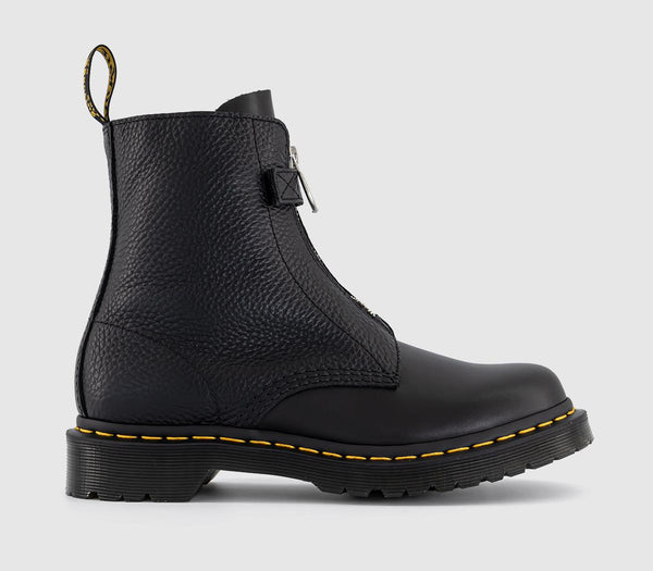 Womens Dr. Martens 1460 Front Zip Black