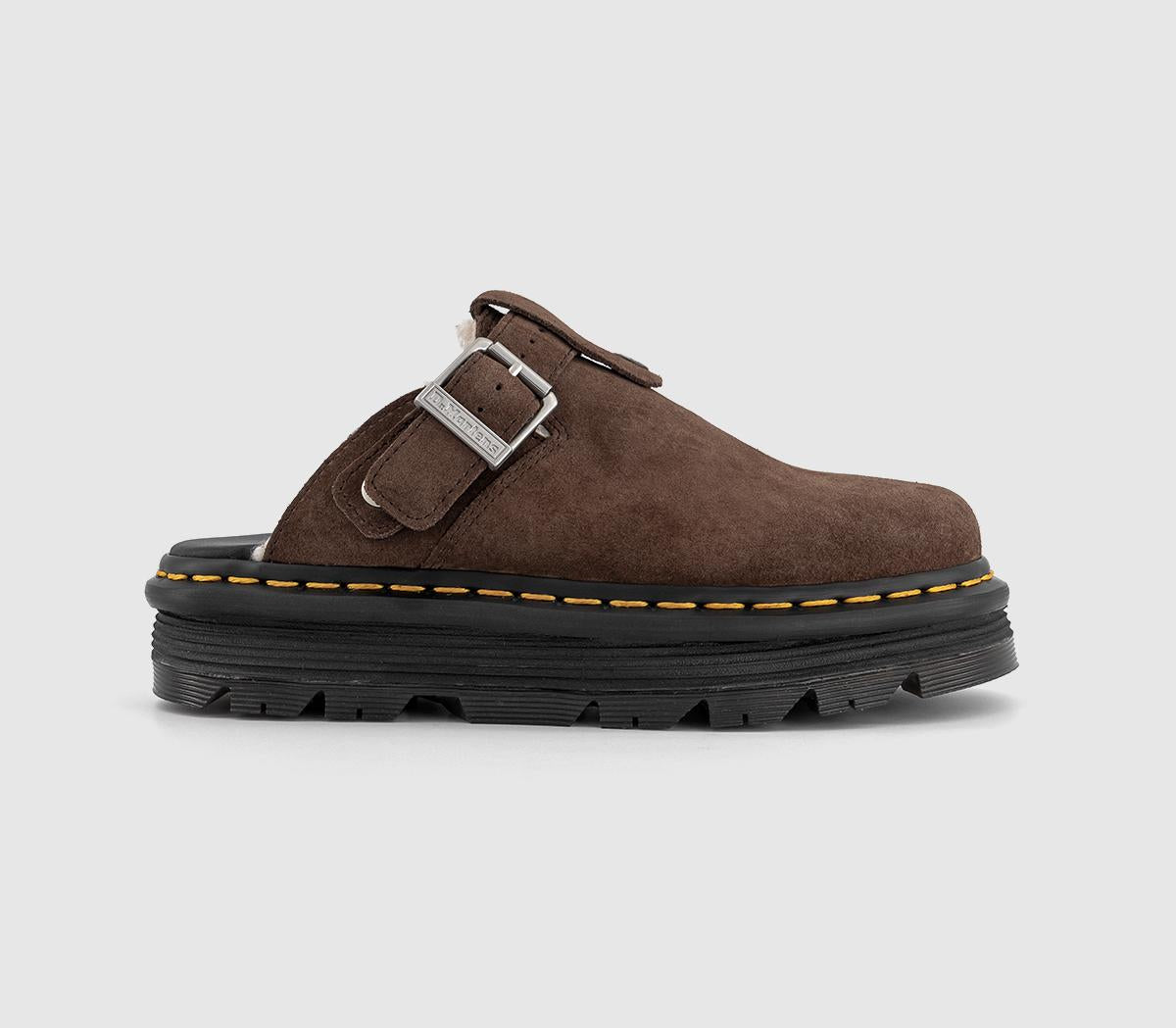 Mens Dr. Martens Zebzag Mule WL Brown