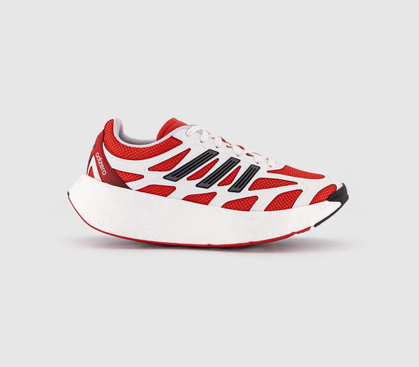 adidas Adizero Aruku Trainers White Pure Ruby Core Black