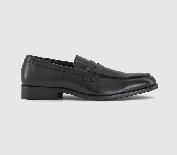 Mens Office Match Penny Men's Loafers Black