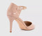 Womens OFFICE Hide Out Two Part Court Heels Blush