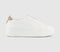 Office Tori Platform Zip Front Trainers White