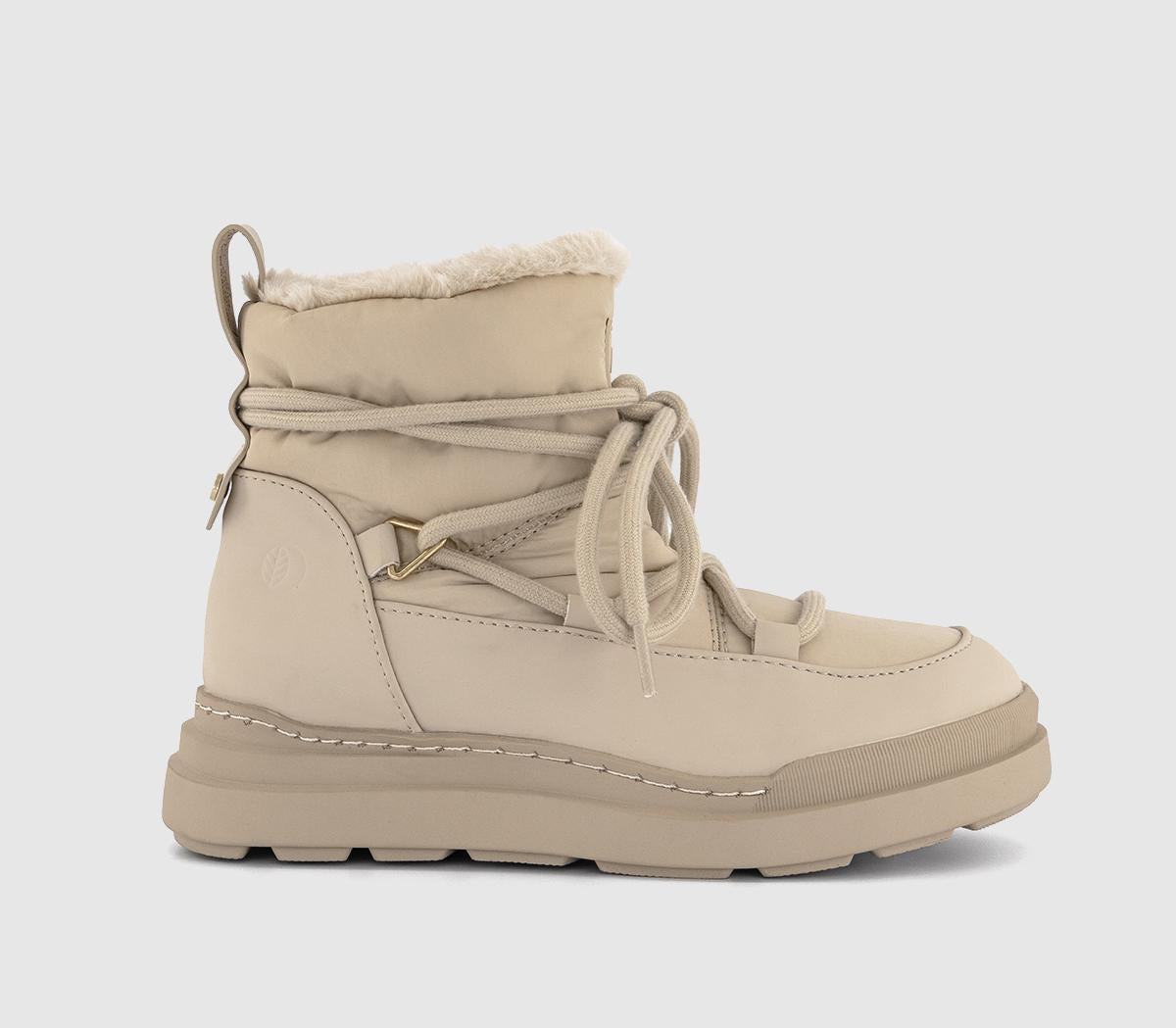 Womens Earth Addict Eira Snow Boots Beige